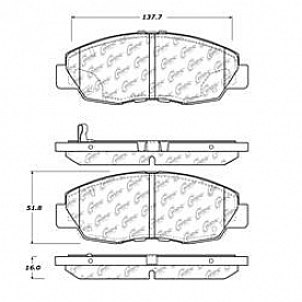 Stop Tech/ Power Slot Brake Pad - 105.15780
