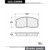 Stop Tech/ Power Slot Brake Pad - 102.02990