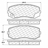 Stop Tech/ Power Slot Brake Pad - 100.11590