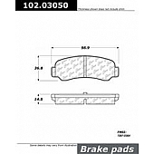 Stop Tech/ Power Slot Brake Pad - 102.03050