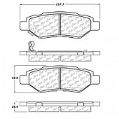 Stop Tech/ Power Slot Brake Pad - 100.12570