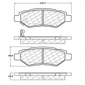Stop Tech/ Power Slot Brake Pad - 100.12570