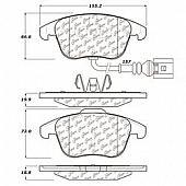 Stop Tech/ Power Slot Brake Pad - 100.12940