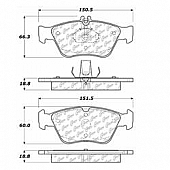 Stop Tech/ Power Slot Brake Pad - 103.07100