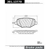 Stop Tech/ Power Slot Brake Pad - 301.13770