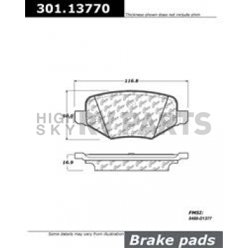 Stop Tech/ Power Slot Brake Pad - 301.13770