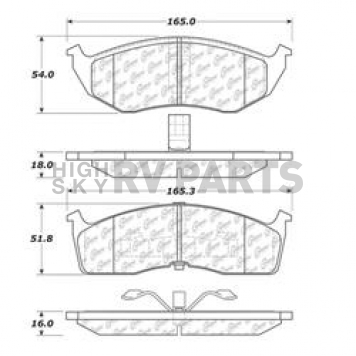 Stop Tech/ Power Slot Brake Pad - 105.07300