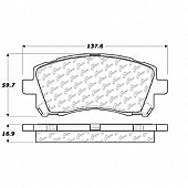 Stop Tech/ Power Slot Brake Pad - 103.07210