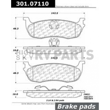 Stop Tech/ Power Slot Brake Pad - 301.07110