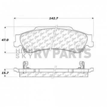 Stop Tech/ Power Slot Brake Pad - 103.07290