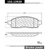 Stop Tech/ Power Slot Brake Pad - 102.13920