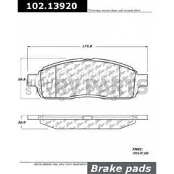 Stop Tech/ Power Slot Brake Pad - 102.13920