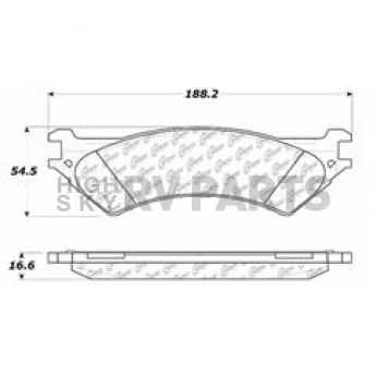 Stop Tech/ Power Slot Brake Pad - 104.08020