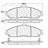 Stop Tech/ Power Slot Brake Pad - 103.07310