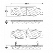 Stop Tech/ Power Slot Brake Pad - 103.07320