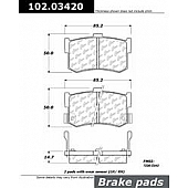Stop Tech/ Power Slot Brake Pad - 102.03420