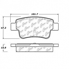 Stop Tech/ Power Slot Brake Pad - 100.14310