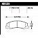 Hawk Performance Brake Pad - HB535F.638