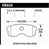 Hawk Performance Brake Pad - HB659N.570