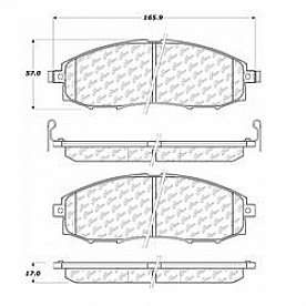 Stop Tech/ Power Slot Brake Pad - 104.08300