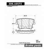 Stop Tech/ Power Slot Brake Pad - 306.10572