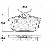 Stop Tech/ Power Slot Brake Pad - 104.08380
