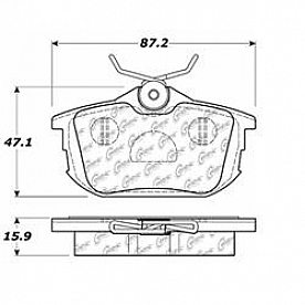 Stop Tech/ Power Slot Brake Pad - 104.08380
