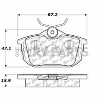 Stop Tech/ Power Slot Brake Pad - 104.08380