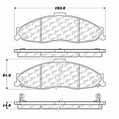 Stop Tech/ Power Slot Brake Pad - 103.07490