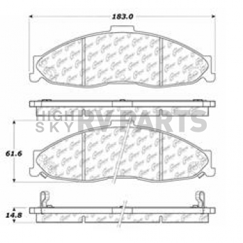 Stop Tech/ Power Slot Brake Pad - 103.07490