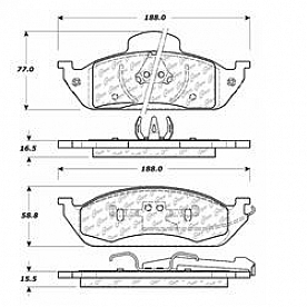 Stop Tech/ Power Slot Brake Pad - 103.07600