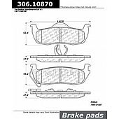 Stop Tech/ Power Slot Brake Pad - 306.10870