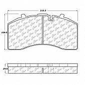Stop Tech/ Power Slot Brake Pad - 106.13690