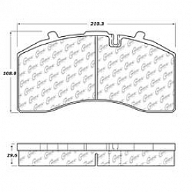 Stop Tech/ Power Slot Brake Pad - 106.13690