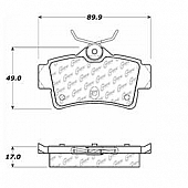 Stop Tech/ Power Slot Brake Pad - 106.06270