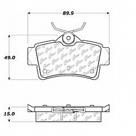 Stop Tech/ Power Slot Brake Pad - 106.06271