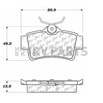 Stop Tech/ Power Slot Brake Pad - 106.06271