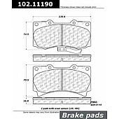 Stop Tech/ Power Slot Brake Pad - 102.11190