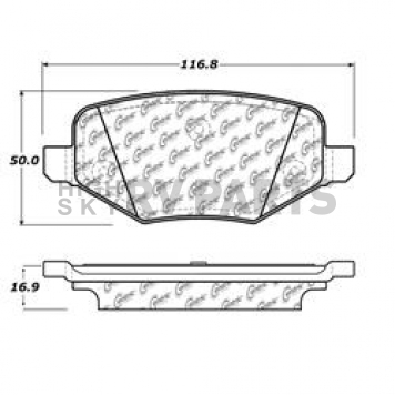 Stop Tech/ Power Slot Brake Pad - 106.13770