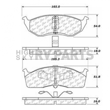 Stop Tech/ Power Slot Brake Pad - 106.06420
