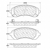 Stop Tech/ Power Slot Brake Pad - 104.08440