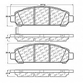 Stop Tech/ Power Slot Brake Pad - 106.14010