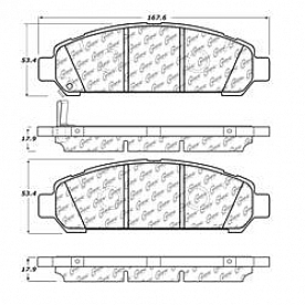 Stop Tech/ Power Slot Brake Pad - 106.14010