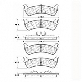Stop Tech/ Power Slot Brake Pad - 106.06670