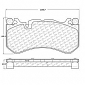 Stop Tech/ Power Slot Brake Pad - 102.12910