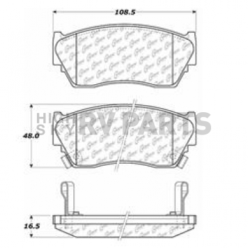 Stop Tech/ Power Slot Brake Pad - 103.05100