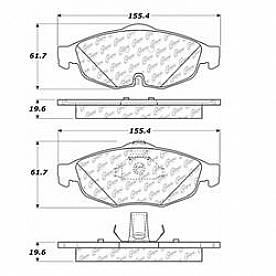 Stop Tech/ Power Slot Brake Pad - 104.08690