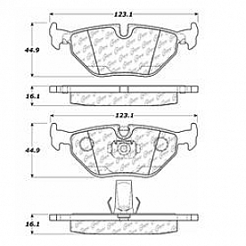 Stop Tech/ Power Slot Brake Pad - 106.06921