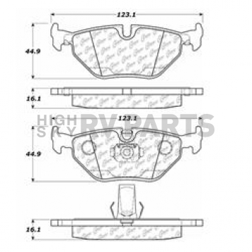 Stop Tech/ Power Slot Brake Pad - 106.06921