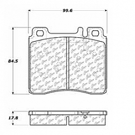 Stop Tech/ Power Slot Brake Pad - 103.05770